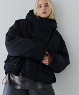 AIVER イリディセントパファーブルゾン