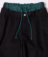 AIVER レイヤードバギーデニムスラックス