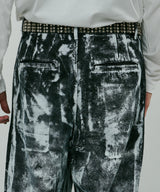 AIVER ペンキ加工バギーデニム