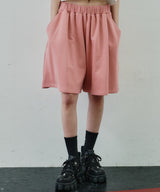 AIVER スウェットワイドバギーショートパンツ