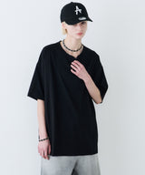 【予約】AFF AIVER 16/-ウォッシュ天竺スキッパーS/S TEE