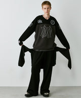 AIVER フットボールオーバーニット