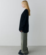 AIVER レックス刺繍L/S TEE