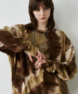 AFF AIVER ムラ染めニットL/S TEE