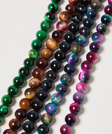 AIVER ランダムタイガーアイネックレス