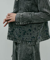 AIVER 硫化ペイントデニムシャツジャケット