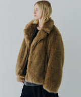 【一部予約】AIVER ショートフェイクファーコート