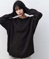 【予約】AIVER ヘビーワッフルヘンリーネックL/S TEE