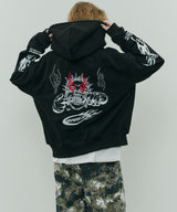 Johann×AIVER BOYダブルジップパーカー