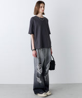 AFF AIVER 16/-ウォッシュ天竺コンパクトS/S TEE