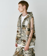 PALEDUSK×AIVER カモボロ3WAYフードシャツ