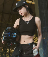 AFF AIVER サージカルボールチェーンネックレス