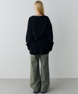 AIVER レックス刺繍L/S TEE