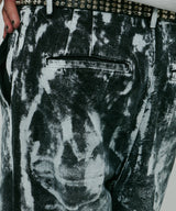 AIVER ペンキ加工バギーデニム