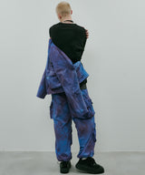 AIVER ムラ染めナイロンボンテージブルゾン