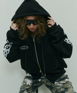 Johann×AIVER BOYダブルジップパーカー