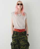 AIVER カモレイヤードカーゴパンツ