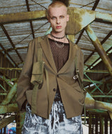 AIVER Atelier Made 高密度ギャバハーネステーラードジャケット