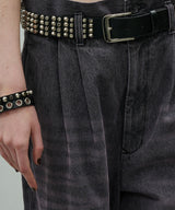 AIVER オーバーダイバギーダメージデニム