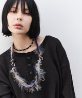 AIVER フェザーニットネックレス