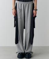 AIVER ヘビースウェットレイヤードバギーパンツ