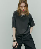 AFF AIVER 16/-ウォッシュ天竺コンパクトルーズS/S TEE