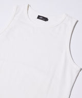 AFF AIVER 20/-シルケット天竺サイドスリットロングタンクトップ