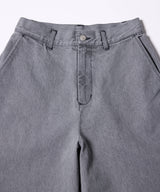AIVER ワイドクォーターデニムパンツ