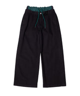 AIVER レイヤードバギーデニムスラックス