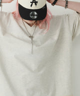 AIVER 30/2ウォッシュ天竺フットボールS/S TEE