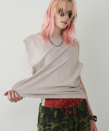 AFF AIVER 16/-ウォッシュ天竺N/S TEE (ショートレングス)