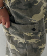 AFF AIVER バイオウォッシュダブルニーカーゴパンツ