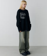 AIVER レックス刺繍L/S TEE