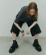 AFF AIVER 16/-ウォッシュ天竺コンパクトルーズS/S TEE