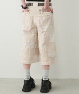 AIVER ボロクォーターカーゴパンツ