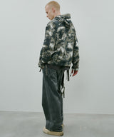 AIVER カモフラージュフルジップパーカー