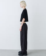 AIVER 16/-ウォッシュ天竺クロップドS/S TEE