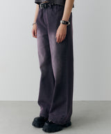 AIVER オーバーダイフレアデニム