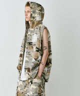 PALEDUSK×AIVER カモボロ3WAYフードシャツ