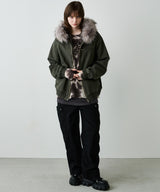 AFF AIVER カットオフメッシュプルオーバー