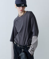 AFF AIVER ワッフルレイヤードL/S TEE