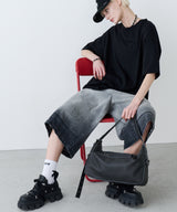 【予約】AFF AIVER 16/-ウォッシュ天竺スキッパーS/S TEE