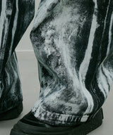 AIVER ペンキ加工バギーデニム