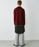 AIVER ナンバリングラグランニットポロ