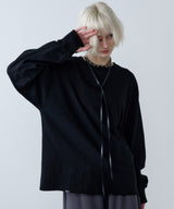 model:H178 B76 W58 H89 着用サイズ:MEDIUM (ブラック)