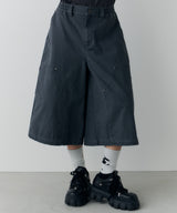 AIVER ワイドクォーターダブルニーパンツ