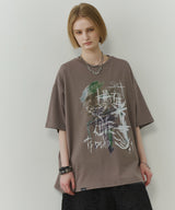 AIVER スクリブルS/S TEE