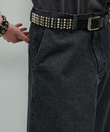 AIVER ワイドクォーターデニムパンツ