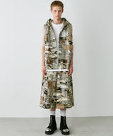 PALEDUSK×AIVER カモボロ3WAYフードシャツ