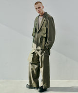 AIVER Atelier Made 高密度ギャバハーネステーラードジャケット